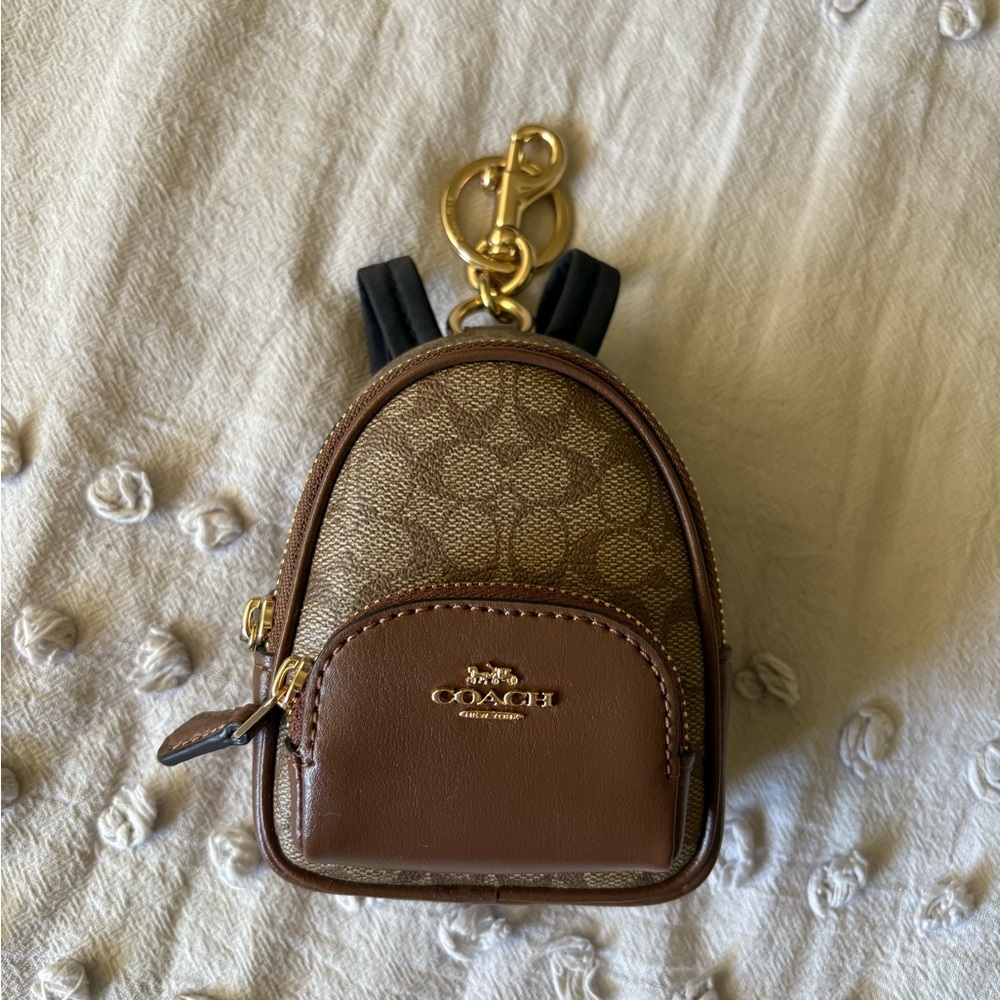 Coach Mini Backpack KeyChain